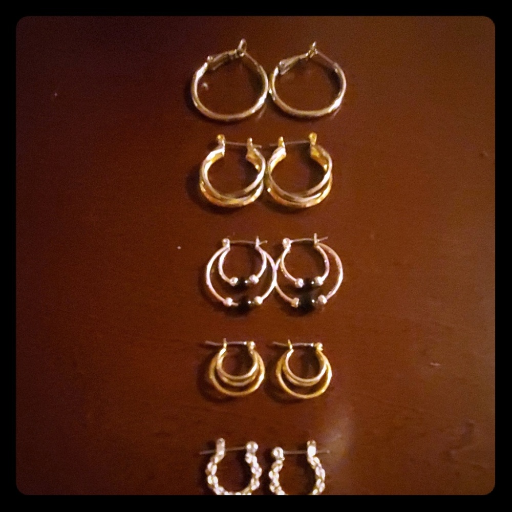 Lot of Hoop Earrings